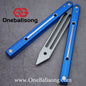 Baliplus Squidtrainer V4 Balisong Clone 7075 Aluminum Alloy Handle Stainless Steel Blade Bushing