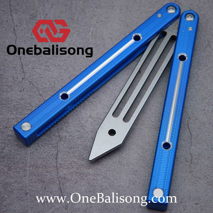 Baliplus Squidtrainer V4 Balisong Clone 7075 Aluminum Alloy Handle Stainless Steel Blade Bushing