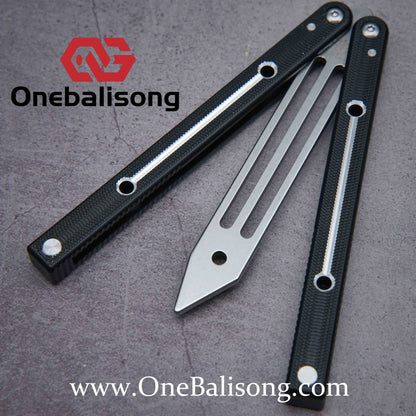 Baliplus Squidtrainer V4 Balisong Clone 7075 Aluminum Alloy Handle Stainless Steel Blade Bushing