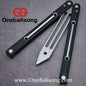 Baliplus Squidtrainer V4 Balisong Clone 7075 Aluminum Alloy Handle Stainless Steel Blade Bushing