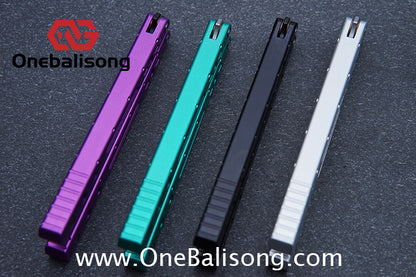 H-air Dust Balisong Aluminum Alloy Handle Stainless Steel Blade Bushings
