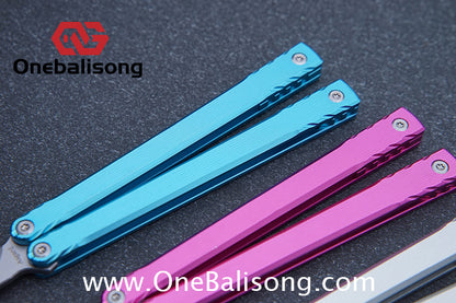 Asgard Master Balisong Aluminum Alloy Handle Stainless Steel Sandwich Structure Bushing