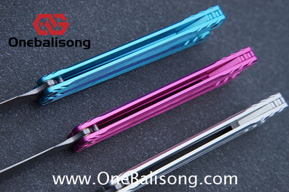 Asgard Master Balisong Aluminum Alloy Handle Stainless Steel Sandwich Structure Bushing