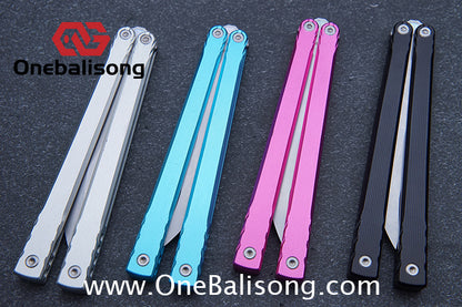 Asgard Master Balisong Aluminum Alloy Handle Stainless Steel Sandwich Structure Bushing
