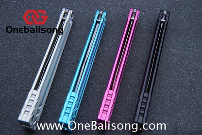Asgard Master Balisong Aluminum Alloy Handle Stainless Steel Sandwich Structure Bushing