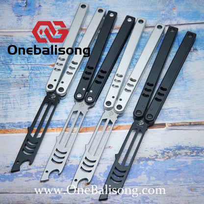 Baliplus V5 Madko Balisong Clone Aluminum Alloy Handle Stainless Steel Blade Bushing