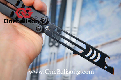 Baliplus V5 Madko Balisong Clone Aluminum Alloy Handle Stainless Steel Blade Bushing