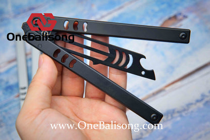 Baliplus V5 Madko Balisong Clone Aluminum Alloy Handle Stainless Steel Blade Bushing