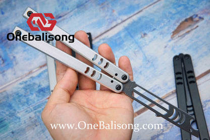Baliplus V5 Madko Balisong Clone Aluminum Alloy Handle Stainless Steel Blade Bushing
