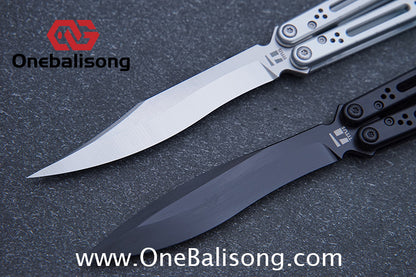 TITUS Bas Balisong Clone 7075 Aluminum Alloy Handle VG10 Stainless Steel Bushing