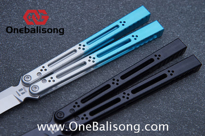 TITUS Bas Balisong Clone 7075 Aluminum Alloy Handle VG10 Stainless Steel Bushing