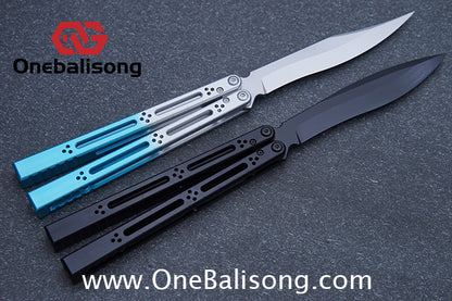 TITUS Bas Balisong Clone 7075 Aluminum Alloy Handle VG10 Stainless Steel Bushing