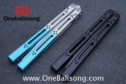 TITUS Bas Balisong Clone 7075 Aluminum Alloy Handle VG10 Stainless Steel Bushing