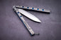 THEONE BM51 Balisong Clone Titanium Alloy Handle D2 Tool Steel Stainless Steel Blade Bushing