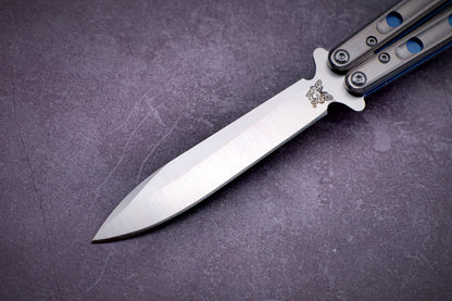 THEONE BM51 Balisong Clone Titanium Alloy Handle D2 Tool Steel Stainless Steel Blade Bushing