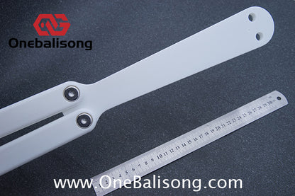YY Giant Squid Balisong Plastic Trainer Outdoor Safe EDC Practice Knife Fancy Folding Knife