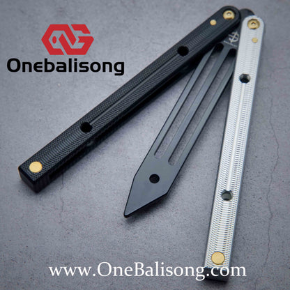 Baliplus Squidtrainer V4 Balisong Clone 7075 Aluminum Alloy Handle Stainless Steel Blade Bushing