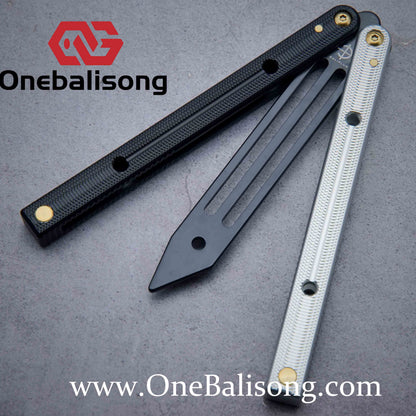 Baliplus Squidtrainer V4 Balisong Clone 7075 Aluminum Alloy Handle Stainless Steel Blade Bushing