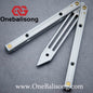 Baliplus Squidtrainer V4 Balisong Clone 7075 Aluminum Alloy Handle Stainless Steel Blade Bushing