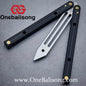 Baliplus Squidtrainer V4 Balisong Clone 7075 Aluminum Alloy Handle Stainless Steel Blade Bushing