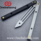 Baliplus Squidtrainer V4 Balisong Clone 7075 Aluminum Alloy Handle Stainless Steel Blade Bushing