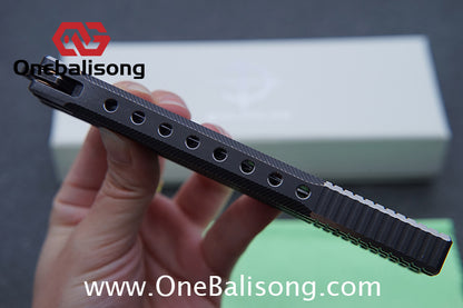 Baliplus Orca V2 Balisong Clone Flying Butterfly Clone Titanium Alloy Handle Stainless Steel Blade