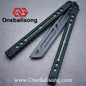 Baliplus Nautilus V1 Balisong Clone Aluminum Alloy G10 Patch Handle Stainless Steel Blade Bushing