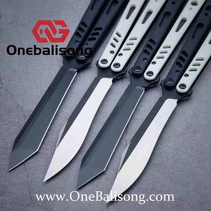 Baliplus REP Special Edition Balisong Clone G10 Patch Titanium alloy-handle stainless steel blade