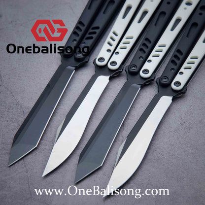 Baliplus REP Special Edition Balisong Clone G10 Patch Titanium alloy-handle stainless steel blade