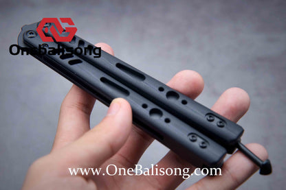 Baliplus REP Special Edition Balisong Clone G10 Patch Titanium alloy-handle stainless steel blade