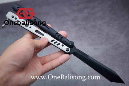 Baliplus REP Special Edition Balisong Clone G10 Patch Titanium alloy-handle stainless steel blade