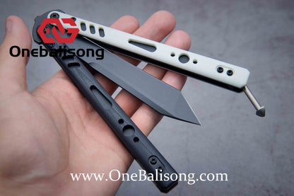 Baliplus REP Special Edition Balisong Clone G10 Patch Titanium alloy-handle stainless steel blade