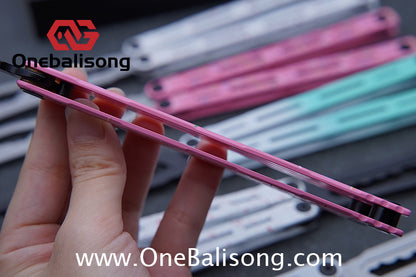 TITAN Oceanus V2 Balisong Stainless Steel+Coating Handle Stainless Steel Blade Bushings