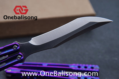 theone JK orca  killer whale clone Titanium alloy-handle stainless steel blade