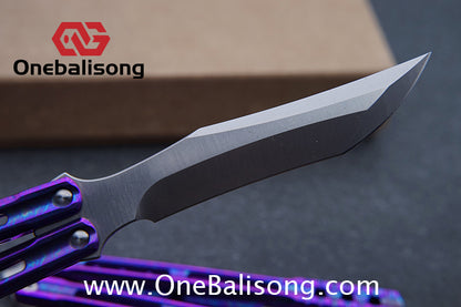 theone JK orca  killer whale clone Titanium alloy-handle stainless steel blade
