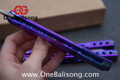 theone JK orca  killer whale clone Titanium alloy-handle stainless steel blade