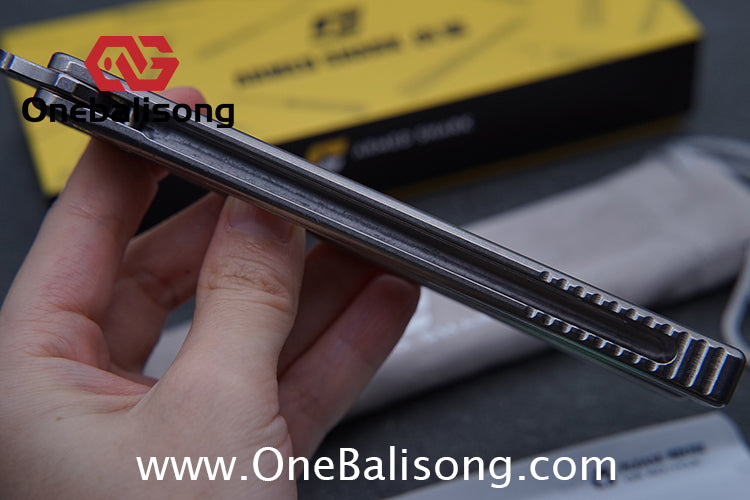 ARMED SHARK Titanium REP SE Balisong Clone TC4 Titanium Alloy Handle 5CR15 Stainless Steel Blade