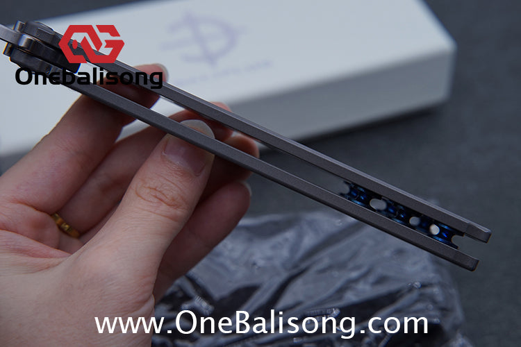 Baliplus Particle Balisong Clone TC4 Titanium Alloy Handle VG10 Stainless Steel Blade