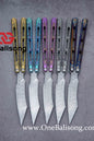 theone viper clone Titanium handle Damascus blade bushing One-piece structure