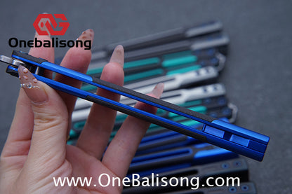 APOCALYPSE TIANQI Cygnus Clone v3.5 Blue screw 7075 Aluminum alloy handle bushing stainless steel blade