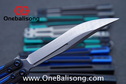 APOCALYPSE TIANQI Cygnus Clone v3.5 Blue screw 7075 Aluminum alloy handle bushing stainless steel blade
