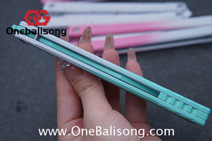 Asgard Master Balisong Aluminum Alloy Handle Stainless Steel Sandwich Structure Bushing