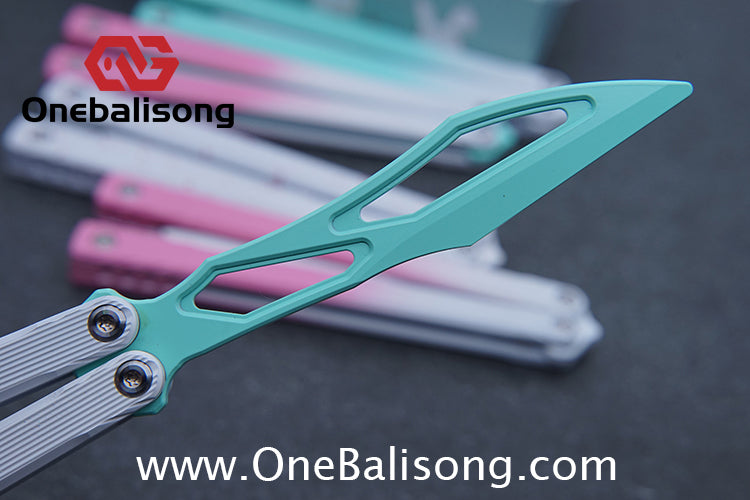 Asgard Master Balisong Aluminum Alloy Handle Stainless Steel Sandwich Structure Bushing