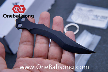 AKD Anlan 7075 channe Aluminum Alloy Handle Stainless Steel Blade Bushings