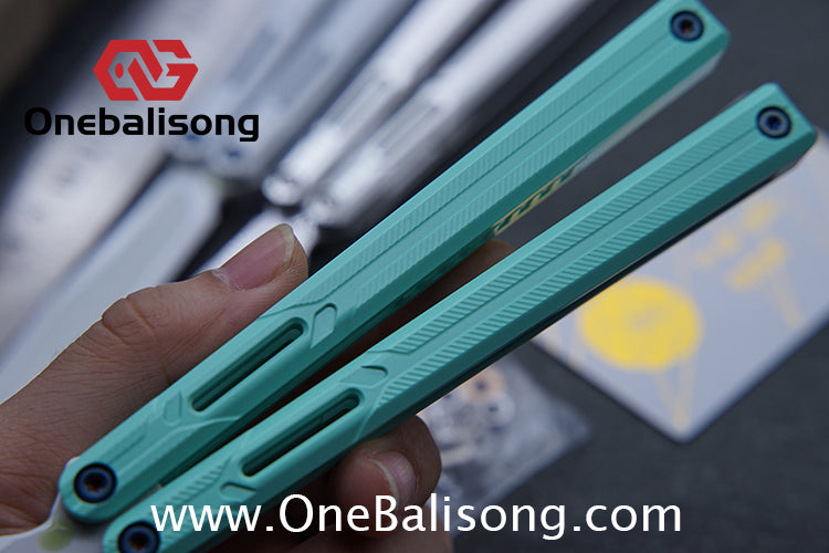 H-air Knicks Balisong Seven Series Aluminum Alloy Handle Stainless Steel Blade Bushings