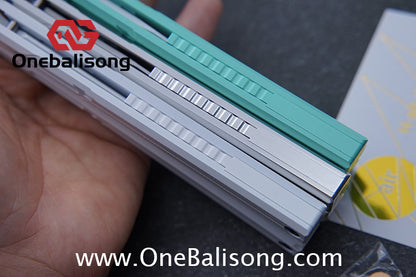 H-air Knicks Balisong Seven Series Aluminum Alloy Handle Stainless Steel Blade Bushings