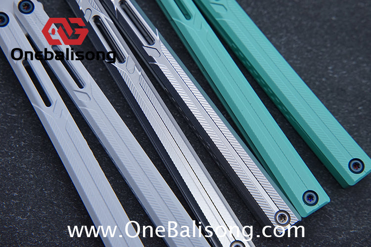 H-air Knicks Balisong Seven Series Aluminum Alloy Handle Stainless Steel Blade Bushings