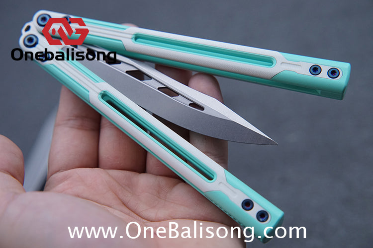 APOCALYPSE TIANQI Cygnus Clone v3.5 Blue screw 7075 Aluminum alloy handle bushing stainless steel blade