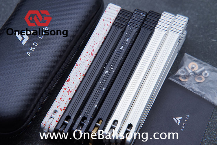 AKD Elysian Balisong 7075 Aluminum Alloy Handle 14Cr28Mov Stainless Steel Blade Bushings