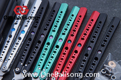 Edge Isle Kongming Balisong 7075 Aluminum Alloy Handle 440c Stainless Steel Blade Bushings